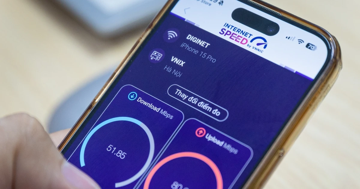 Tốc độ Internet tại Việt Nam ghi nhận sự phát triển vượt bậc